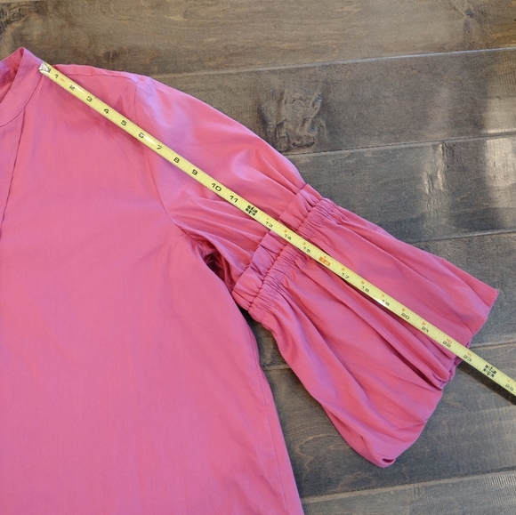 CHICO'S Women's EEUC Pink Blouse Top 3/4 sleeves - 3.5 XL XXL - Picture 9 of 10